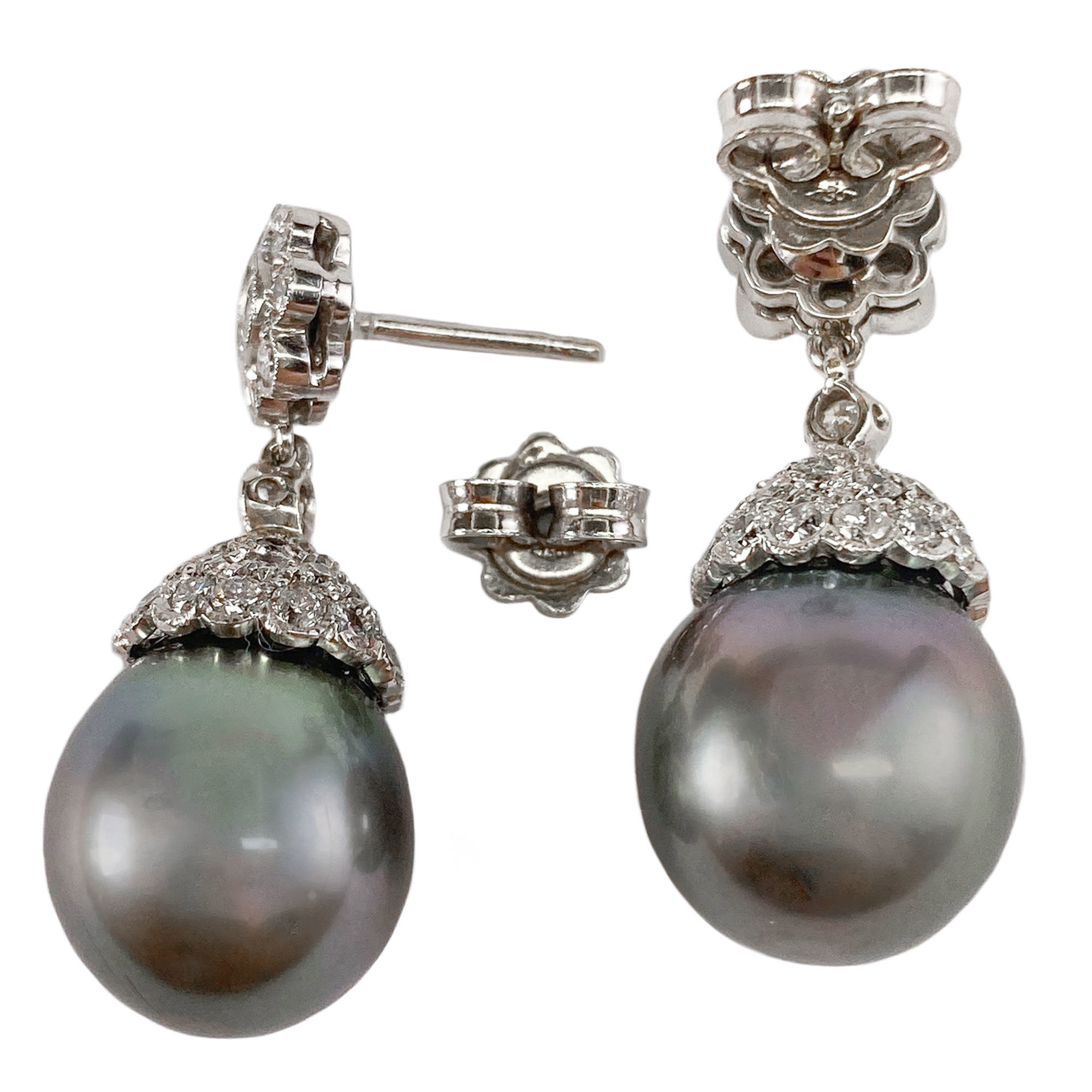 Pearl earrings