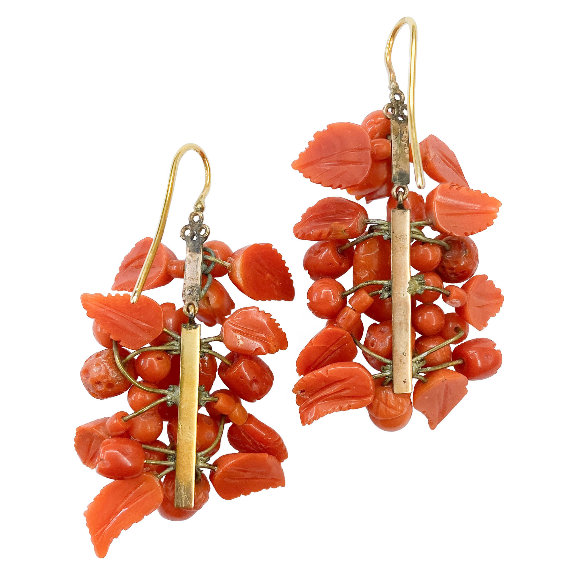Orecchini corallo