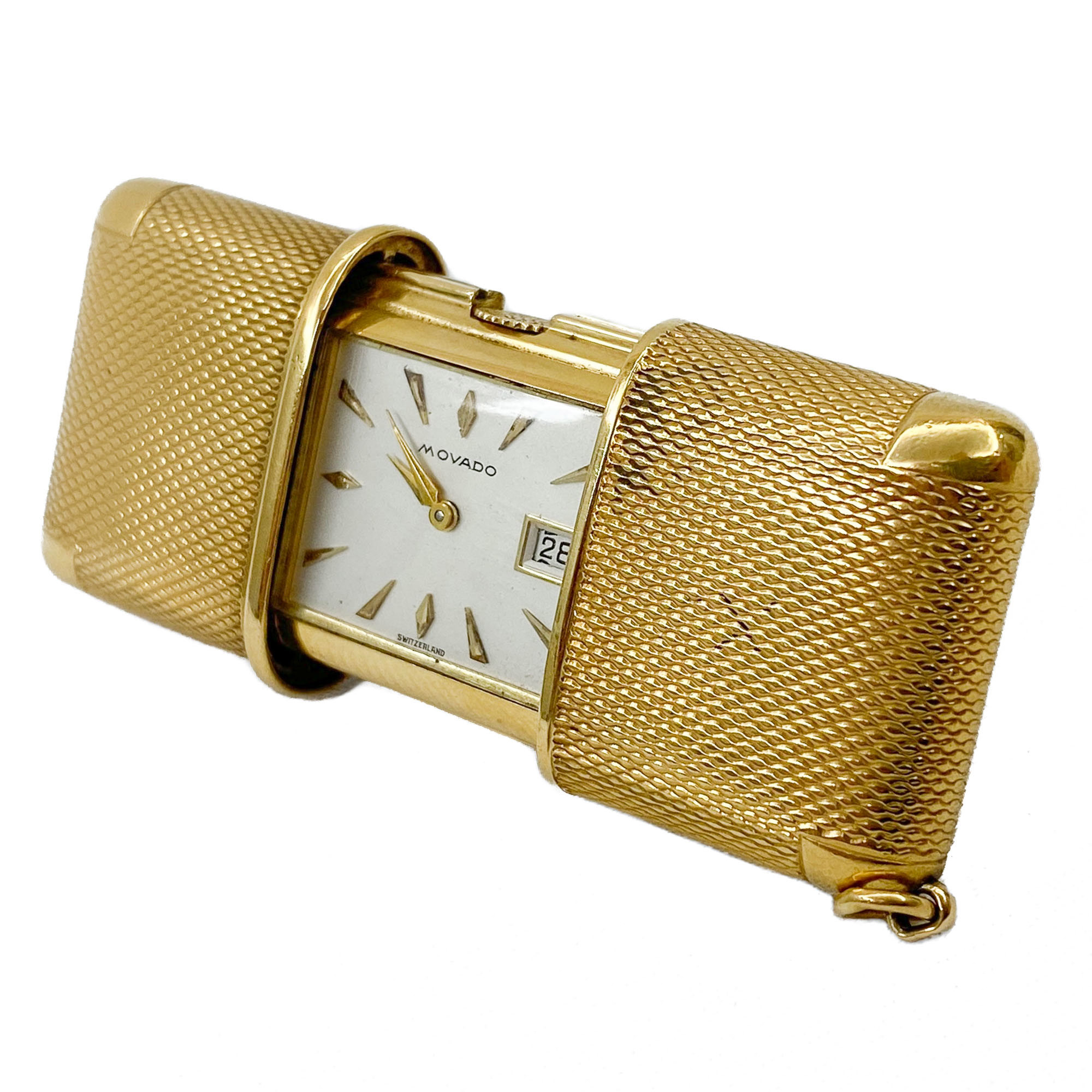 Orologio da tasca in oro giallo 18 karati - Movado - Svizzera anni '50