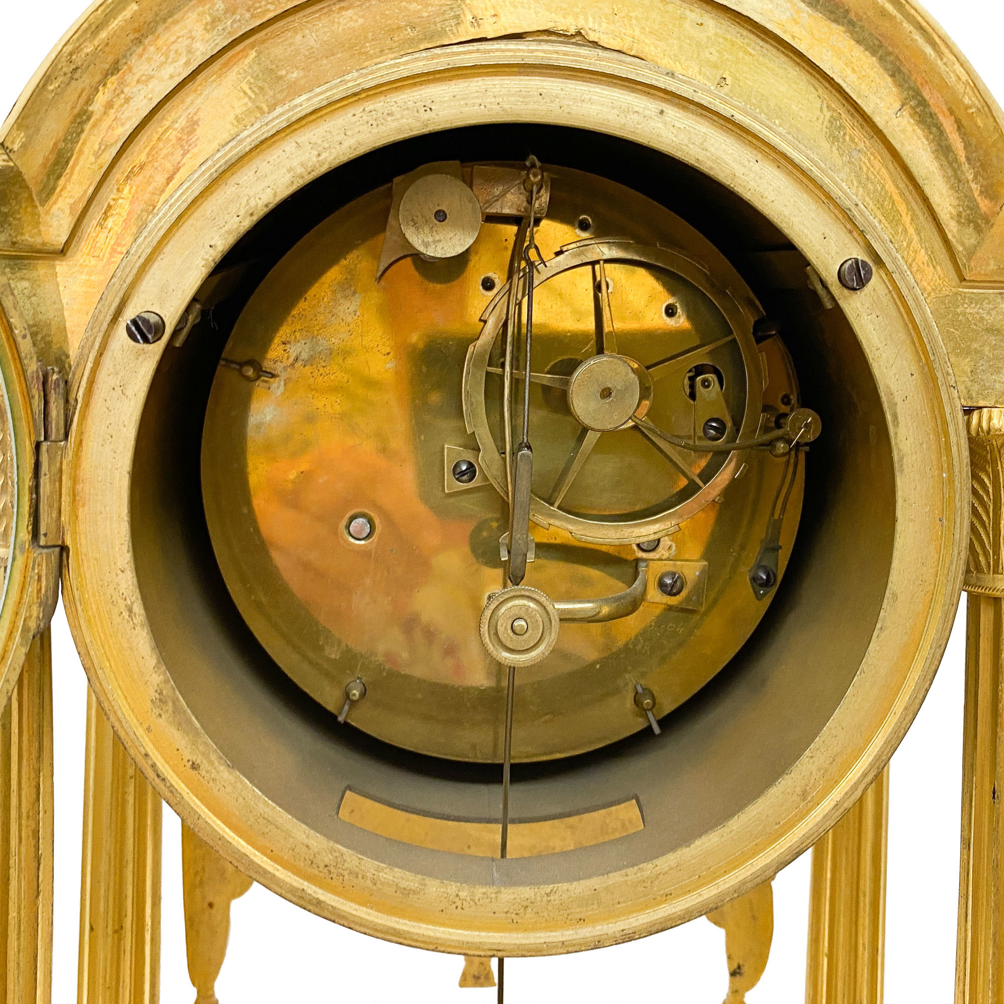 Mantel clock in gilt bronze - Stanley à Paris - France 19th century