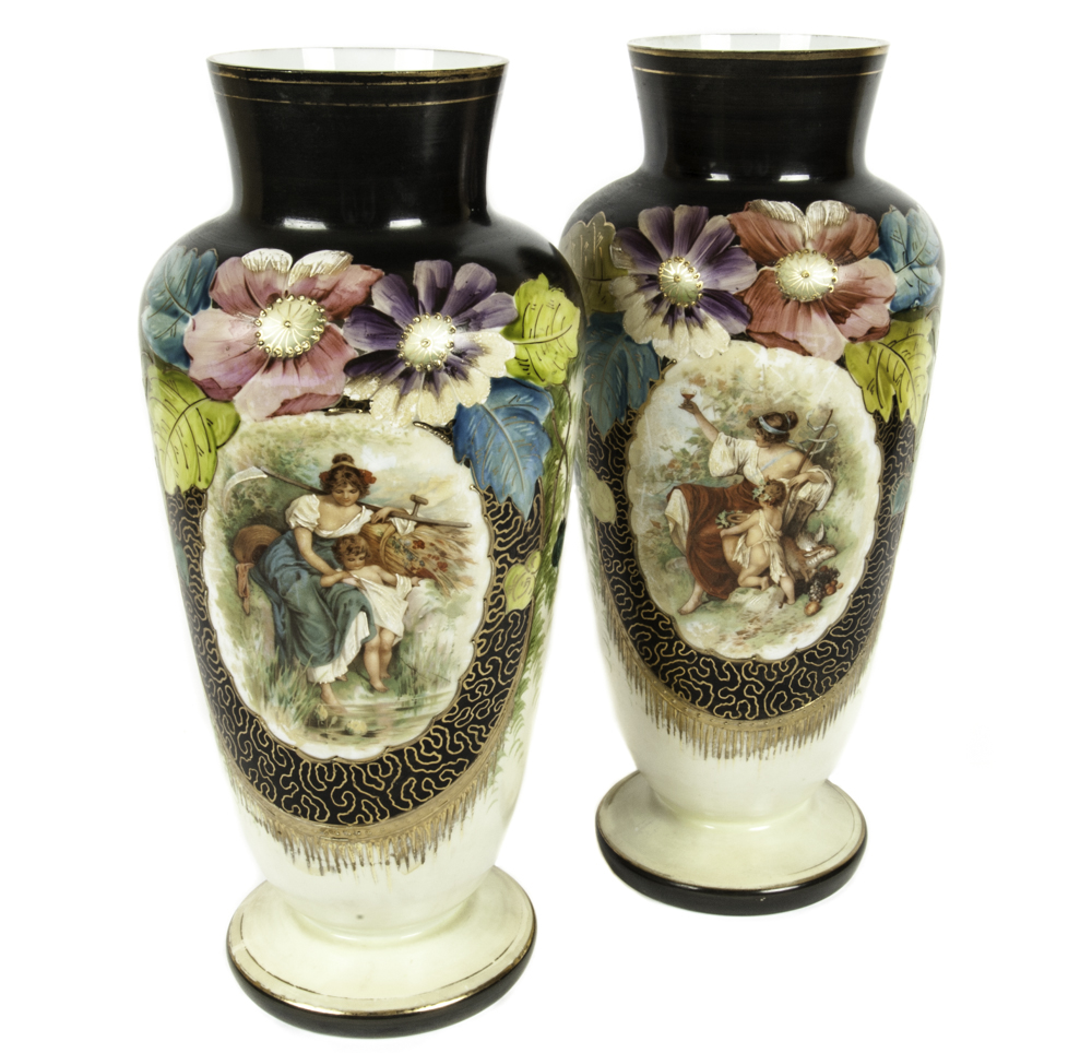 Porcelain vases - Austria 1930s - Porcellane antique on sale online ...