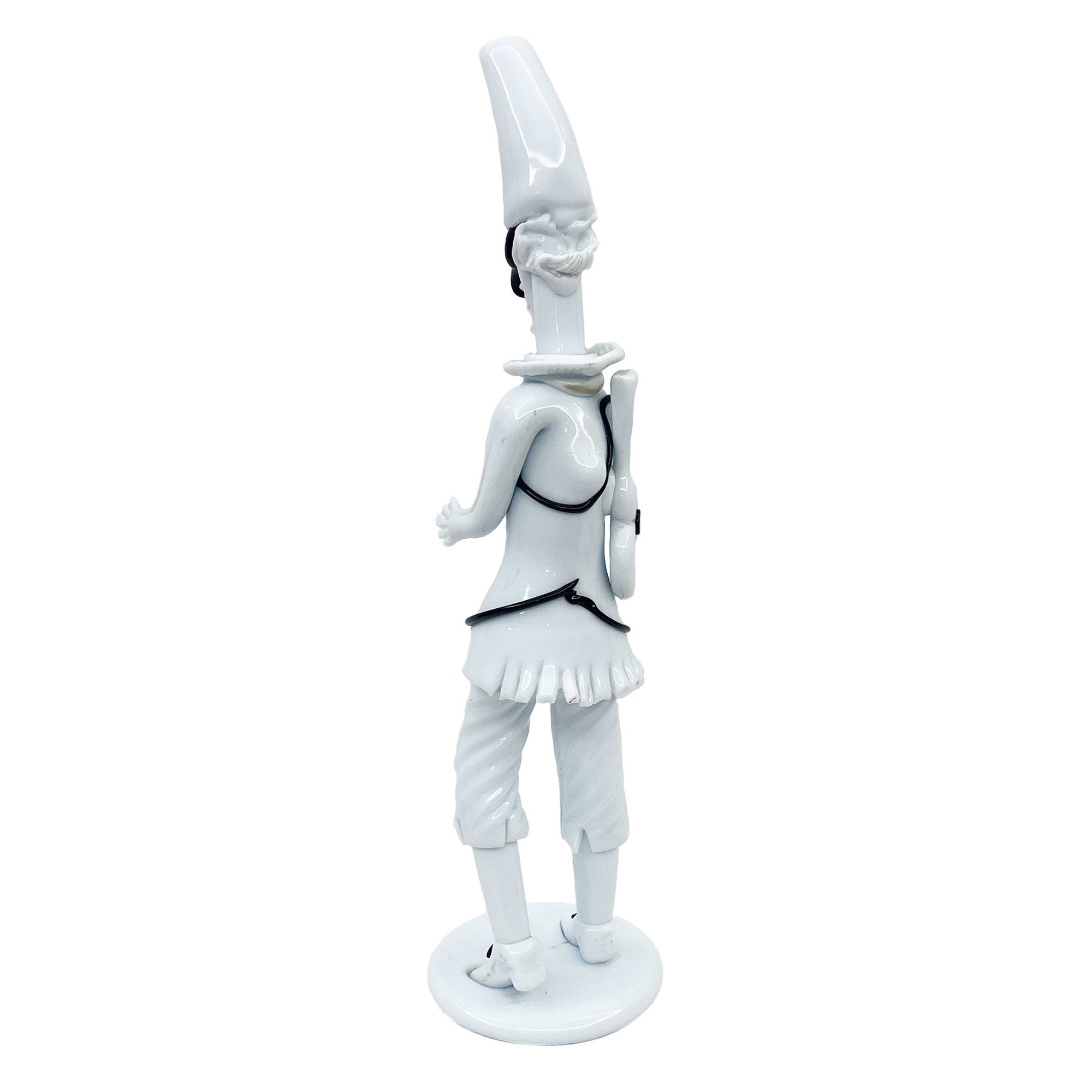 Scultura - Pulcinella con chitarrina - F. Bianconi per Venini - anni '50