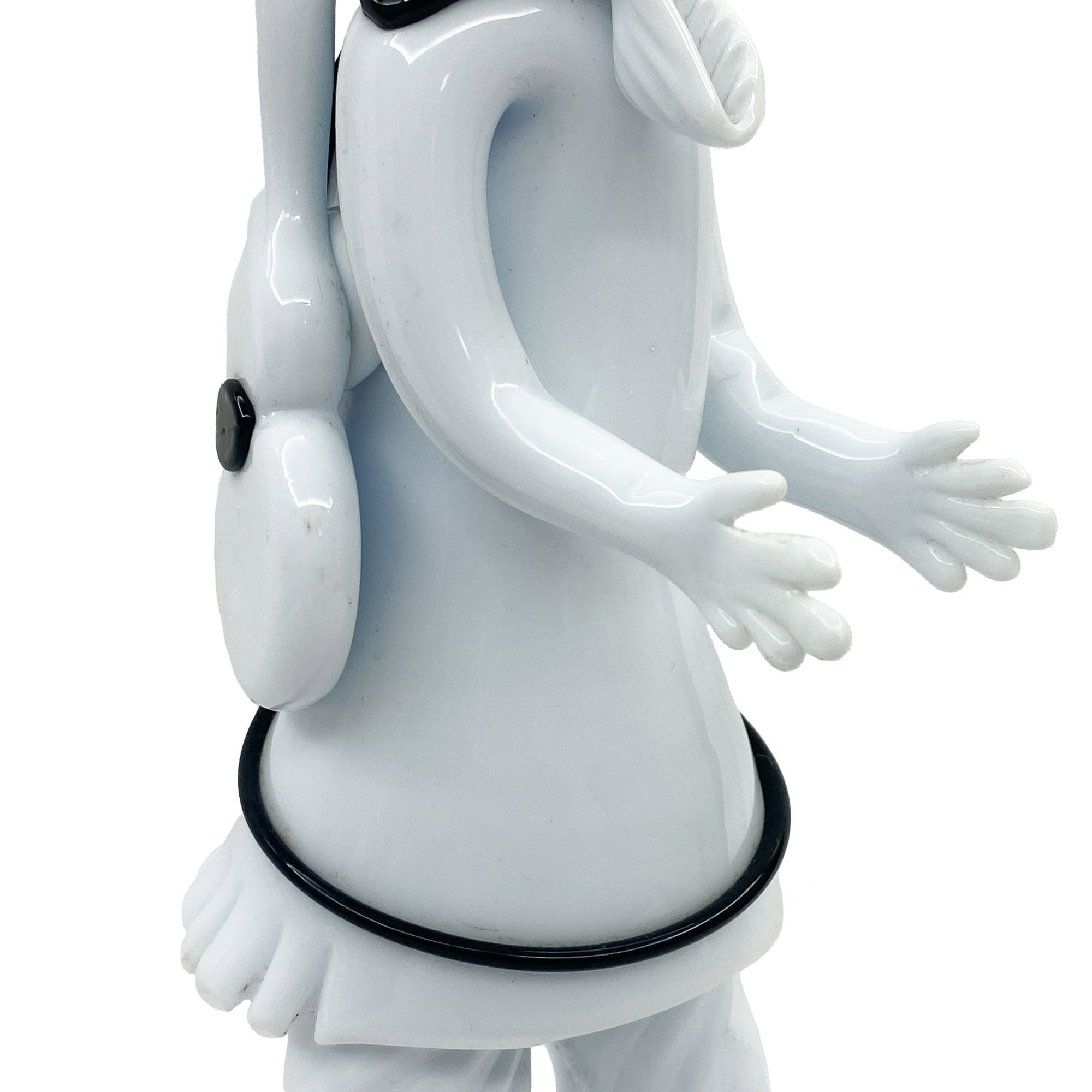 Scultura - Pulcinella con chitarrina - F. Bianconi per Venini - anni '50