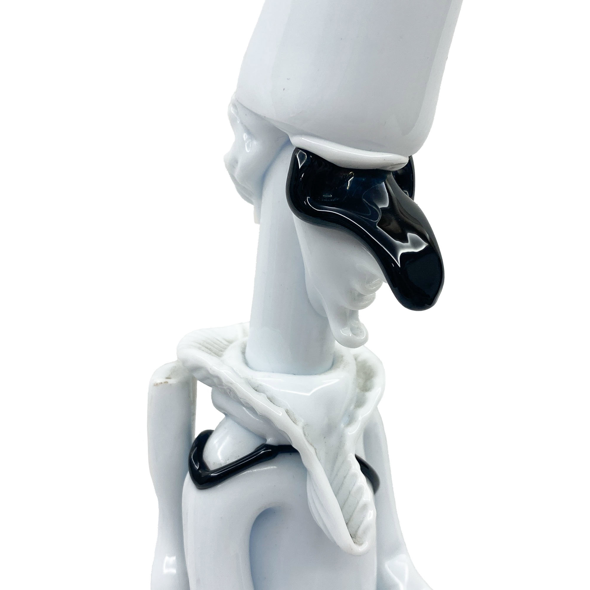 Scultura - Pulcinella con chitarrina - F. Bianconi per Venini - anni '50