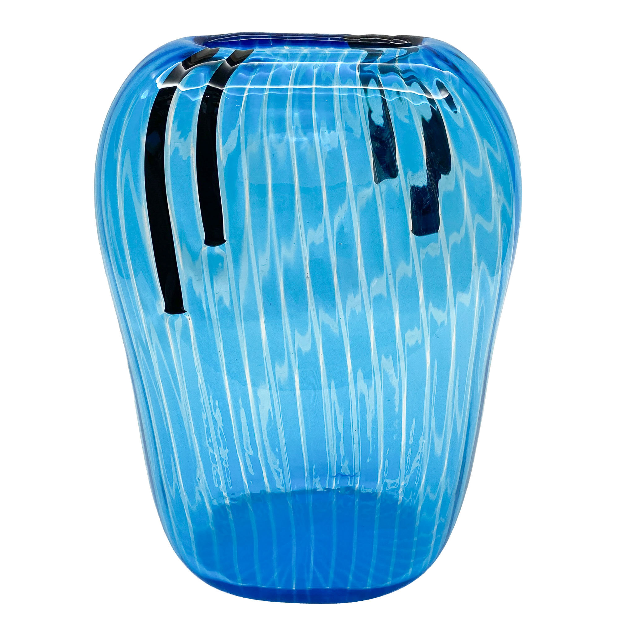 Murano glass vase - Clio - Sergio Asti for Salviati 1960s