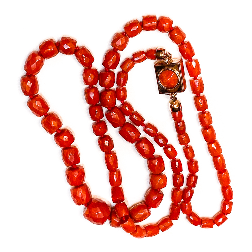 Collana Turchese Con Corallo Naturale