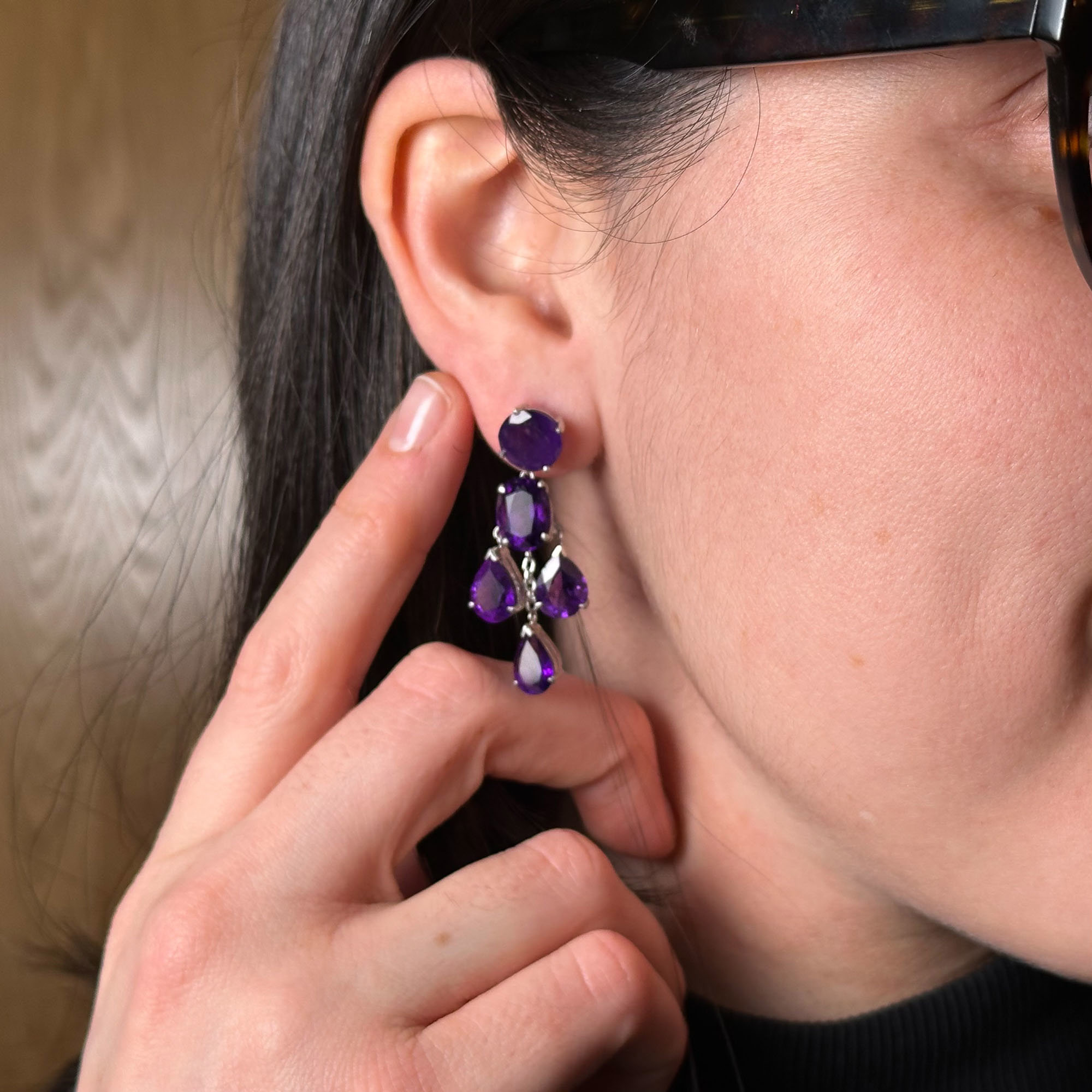 Orecchini ametiste