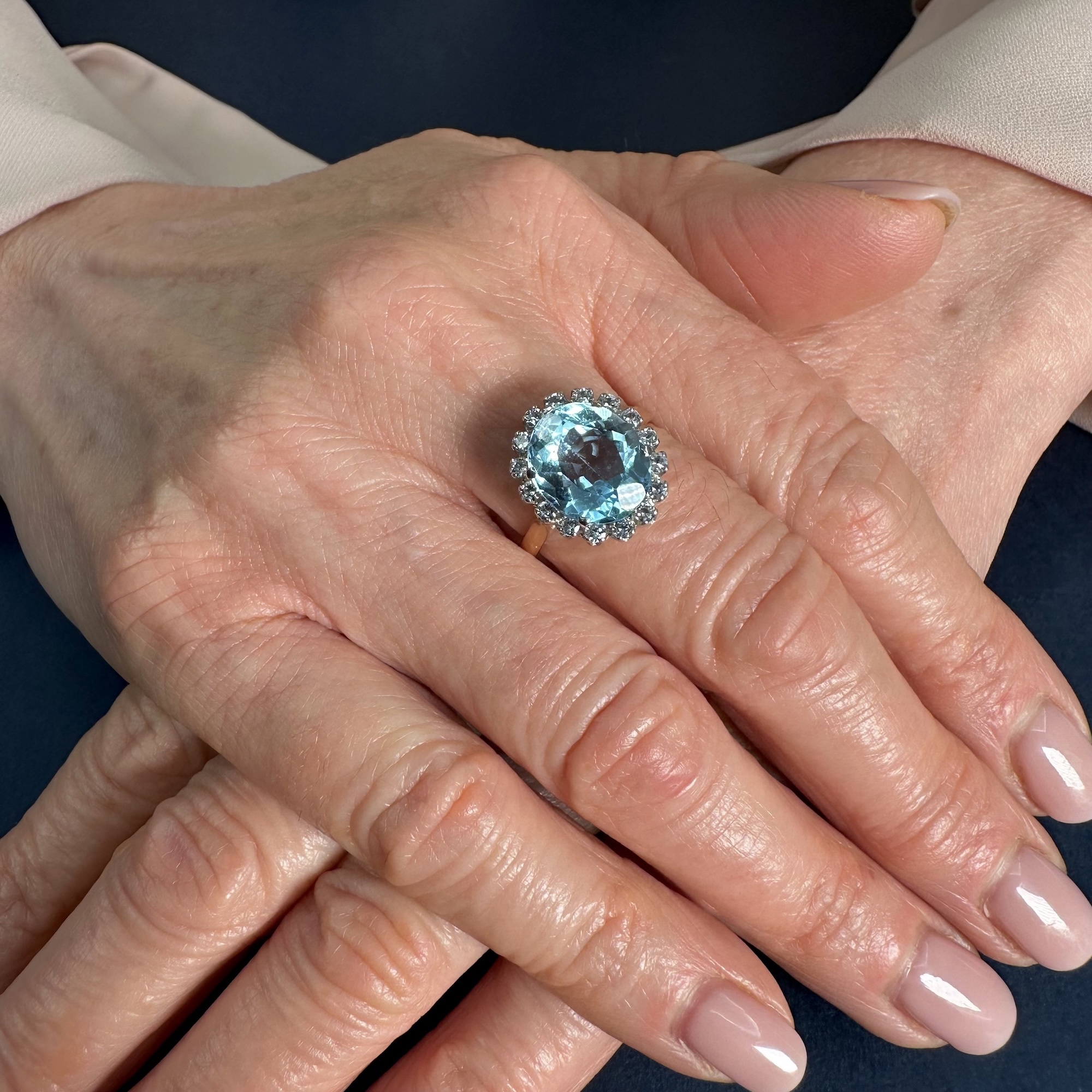 Anello topazio