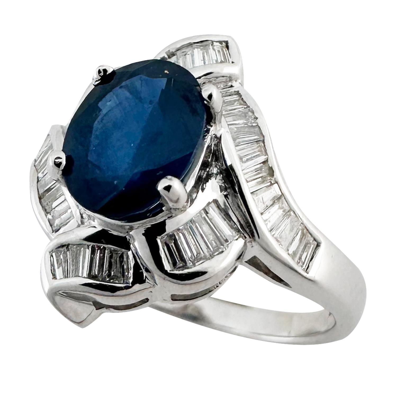 Anello zaffiro