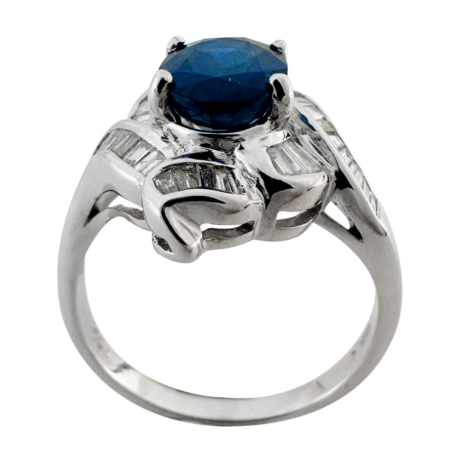 Anello zaffiro