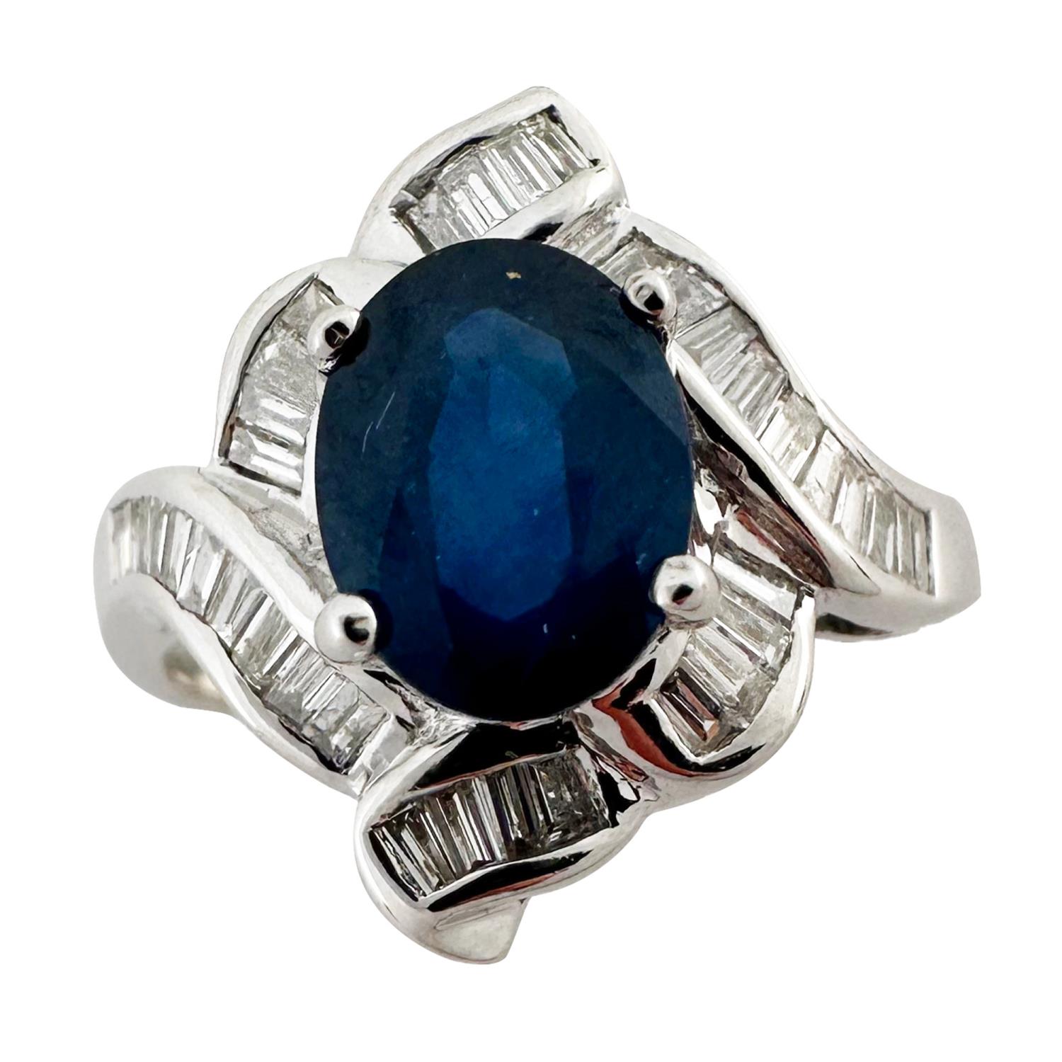 Anello zaffiro