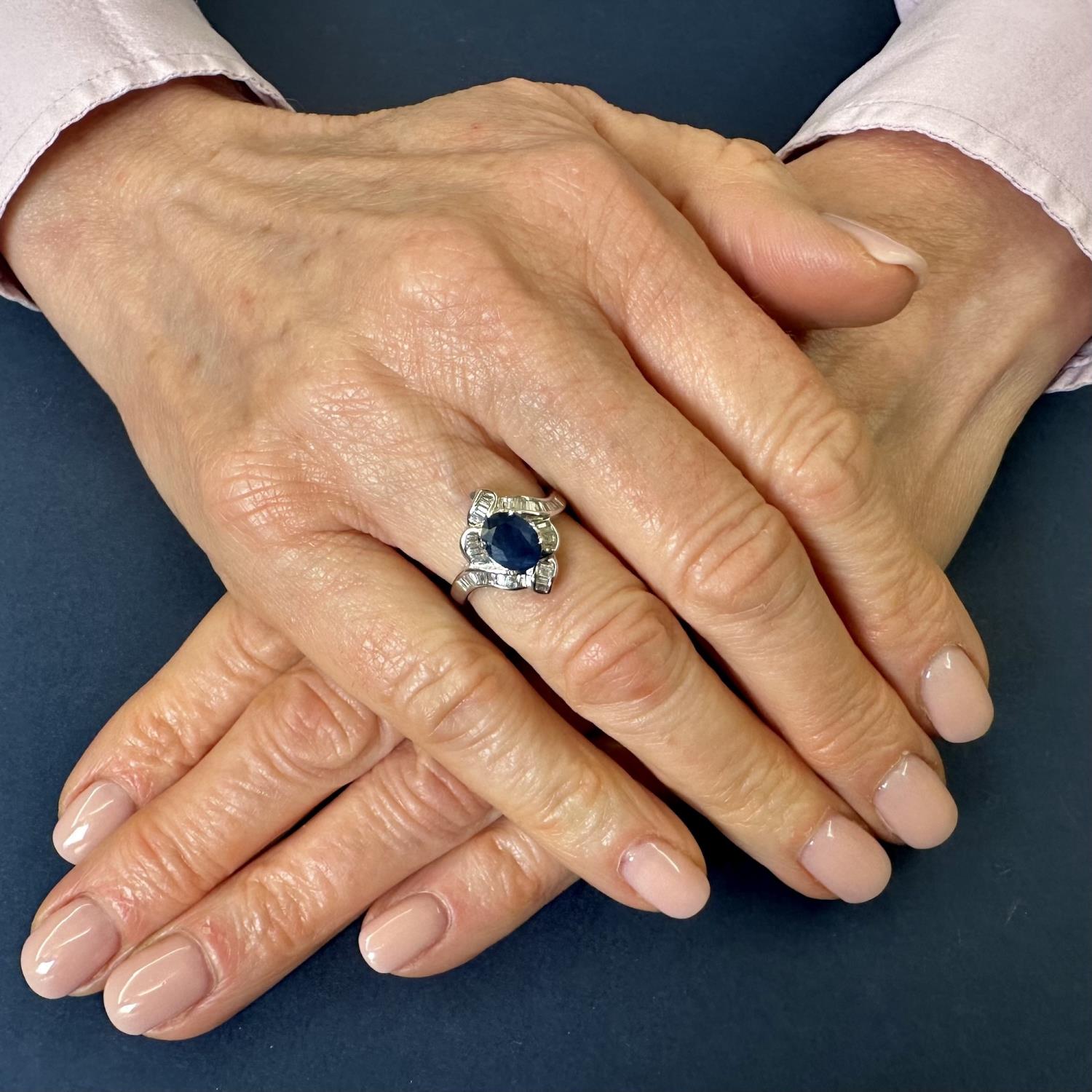 Anello zaffiro