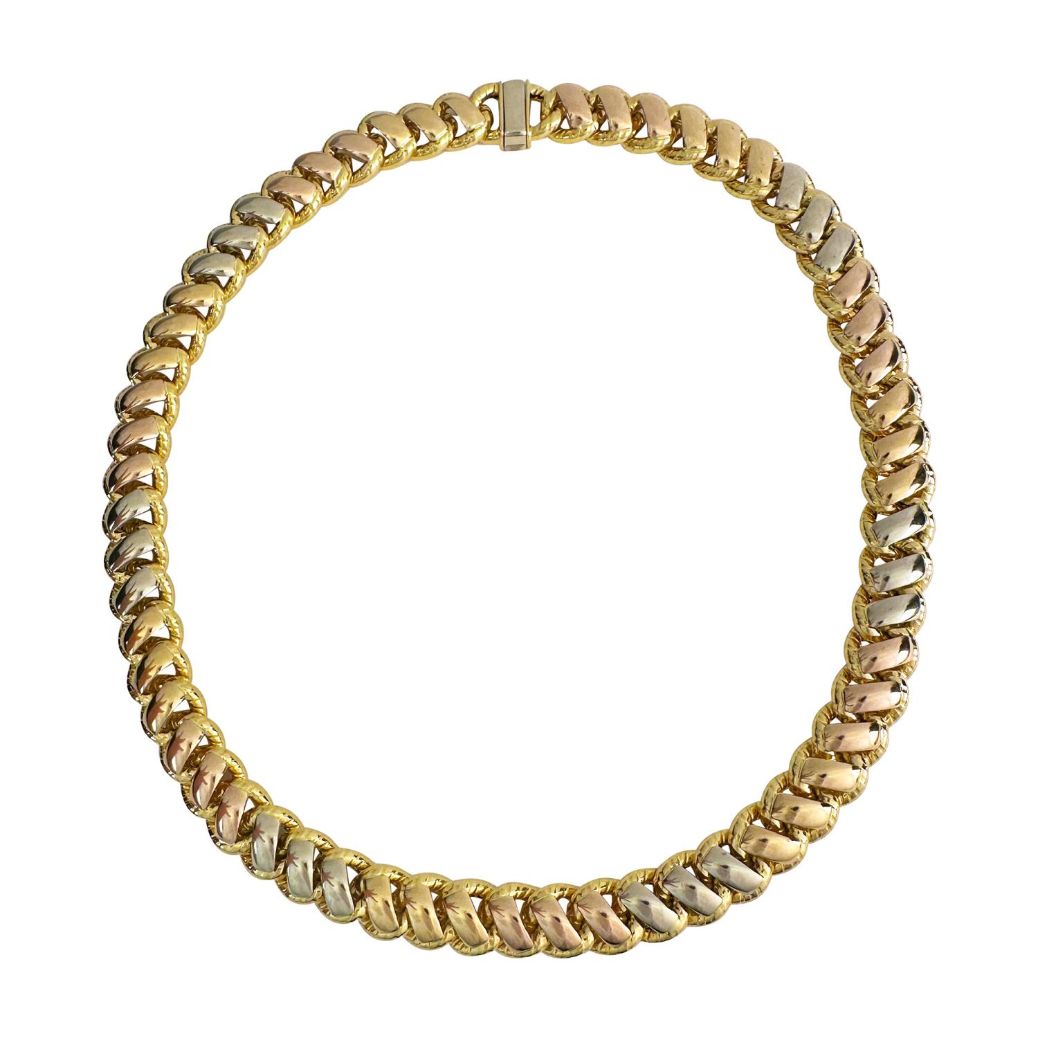 Three-colors necklace