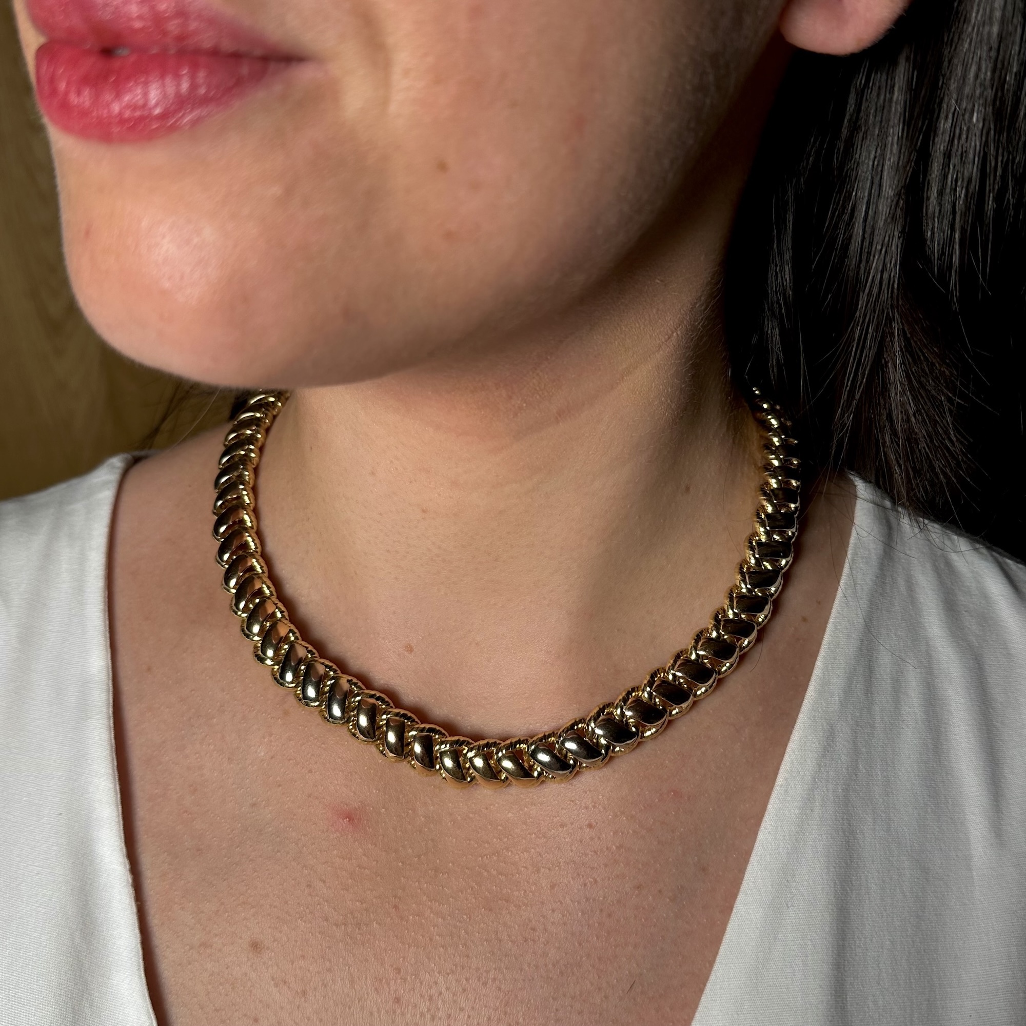 Three-colors necklace