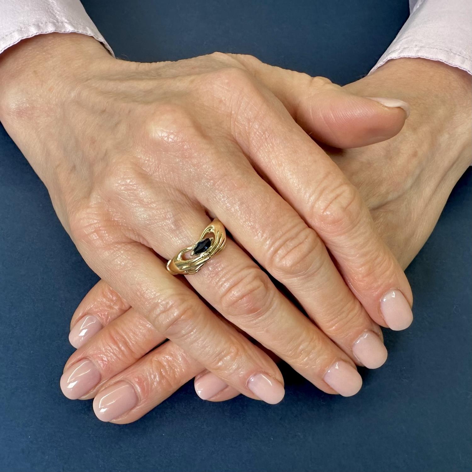 Anello zaffiro