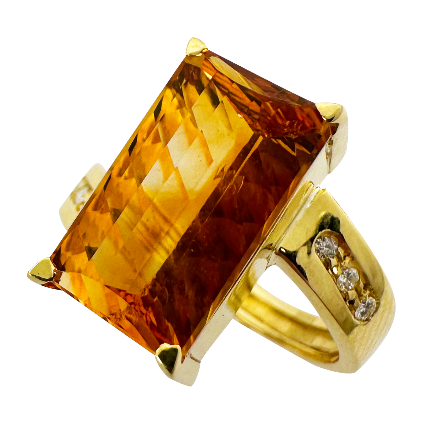 Anello citrino