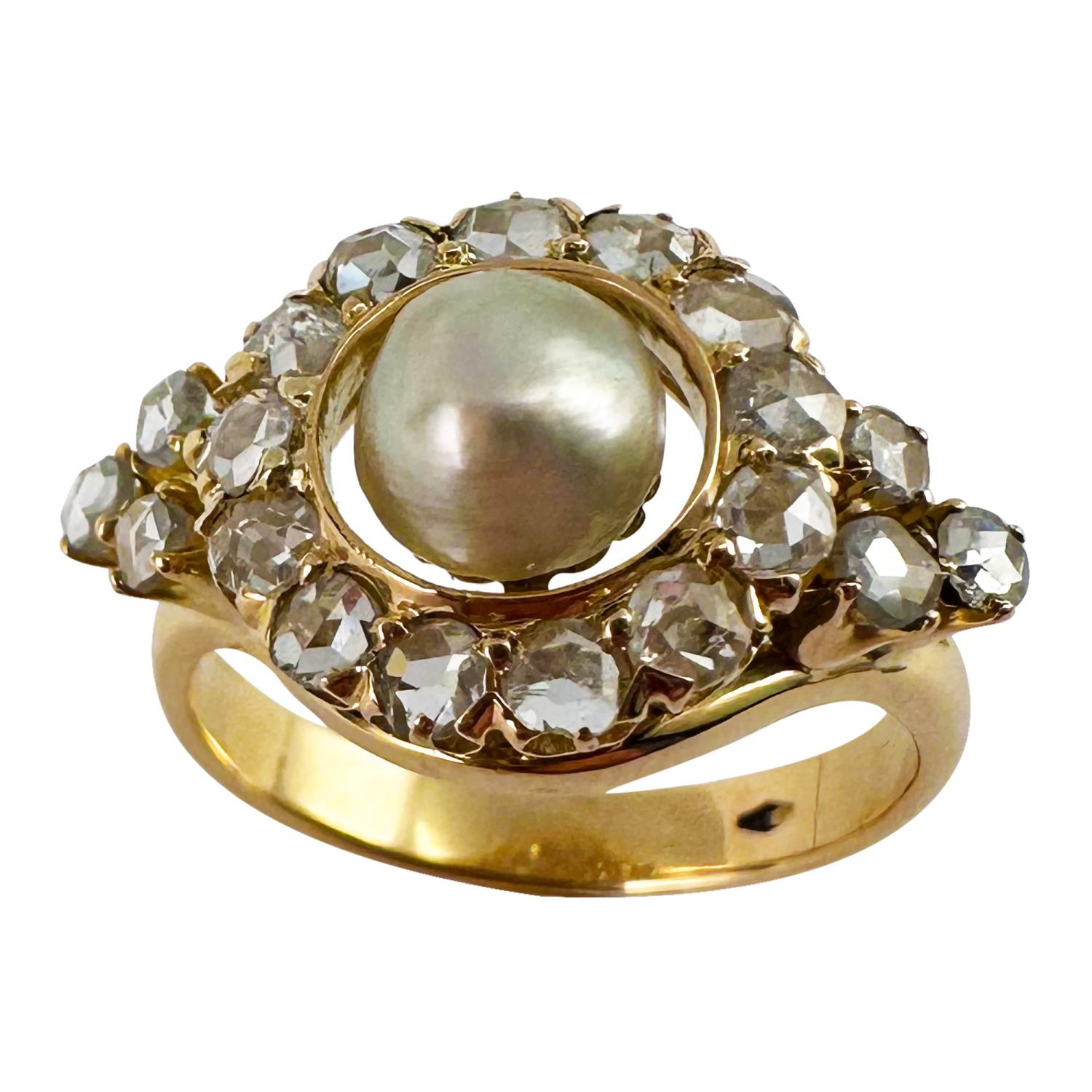 Anello perla