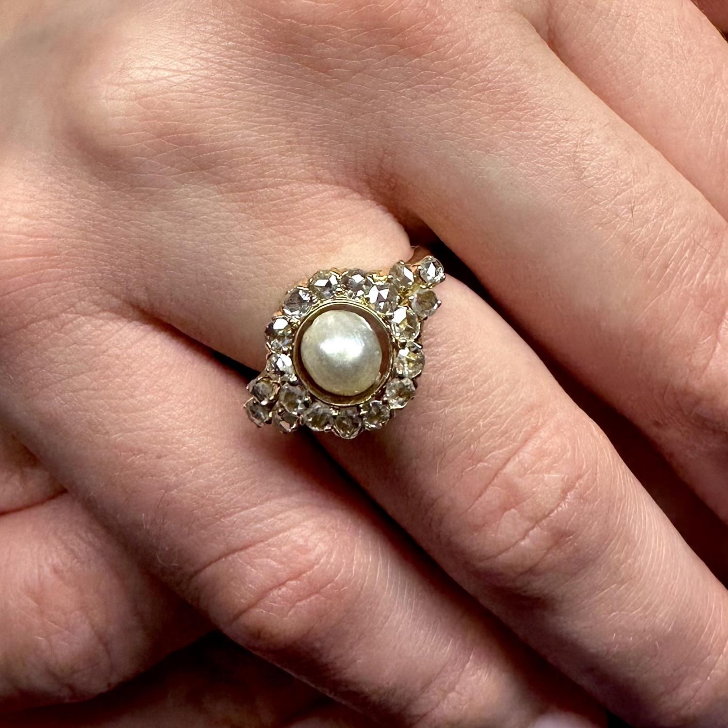 Anello perla