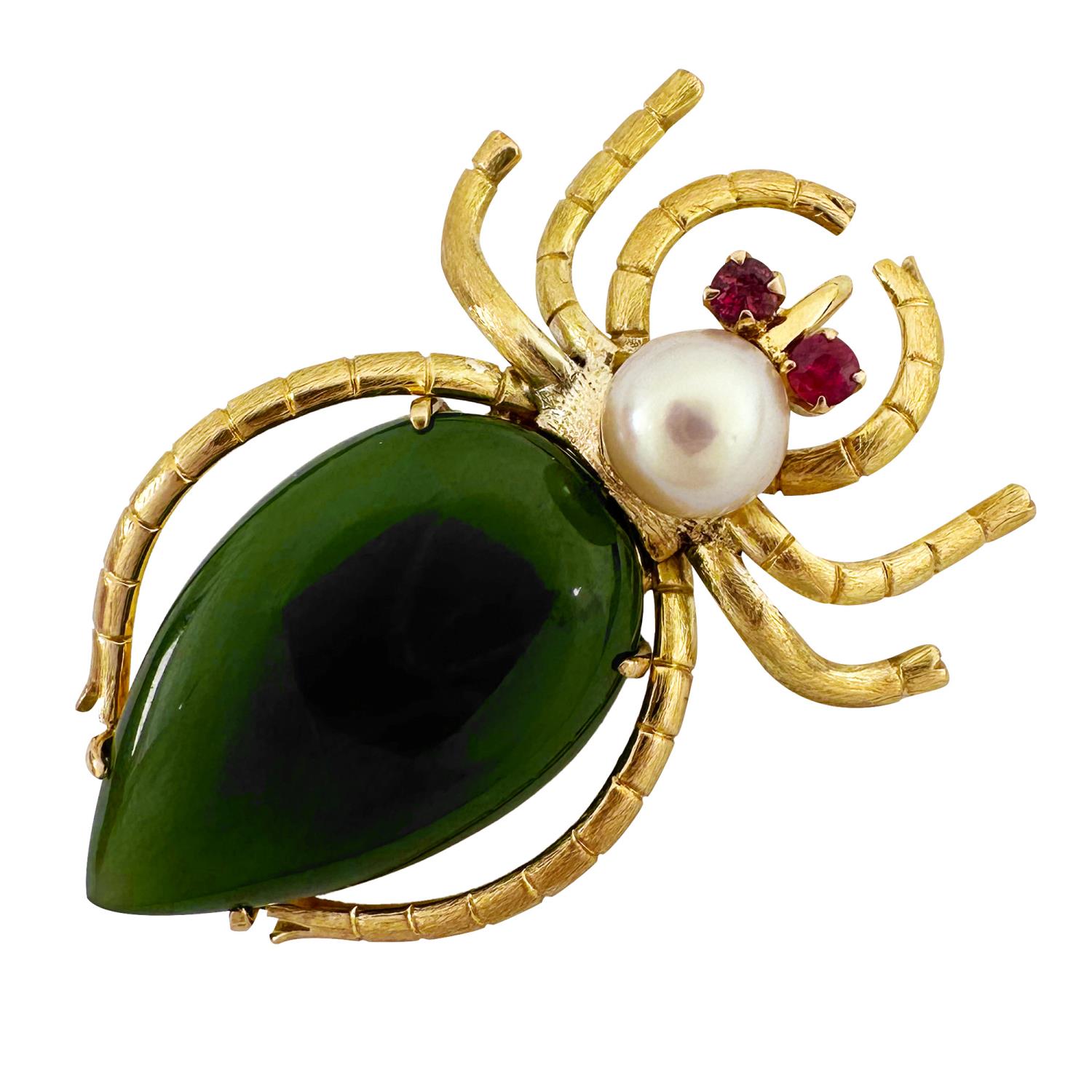 Spider brooch