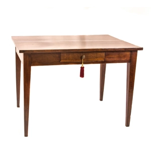 Antique writing desk - oak wood - Venetian area 1850s