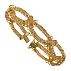 18 karat yellow gold bracelet - Italy 1960s