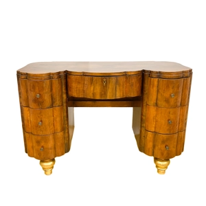 Dressing table in briar walnut - Italy 19th century