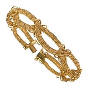 18 karat yellow gold bracelet - Italy 1960s